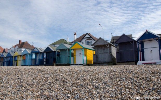 Beach huts at Herne Bay