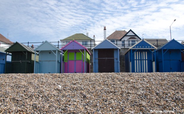 Beach huts at Herne Bay