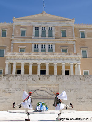 Athens Parliment, changing of the guard