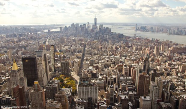 View over Manhattan from the Empire State Building