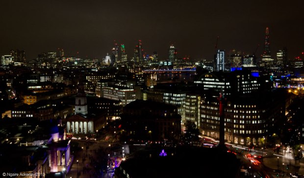 View over London from New Zealand House