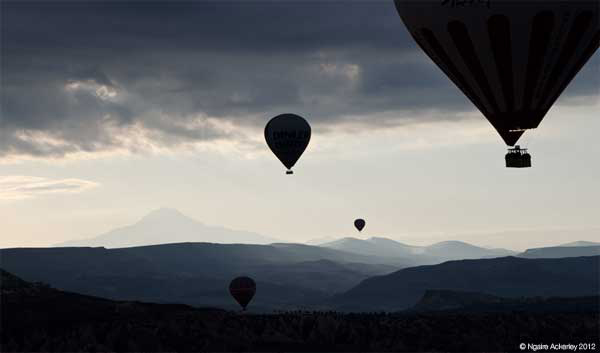 Hot air Ballooning in Cappadocia, Turkey
