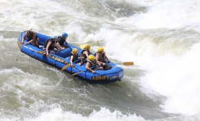 White water rafting on the Nile