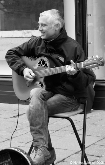 Busker in Salzburg, Austria