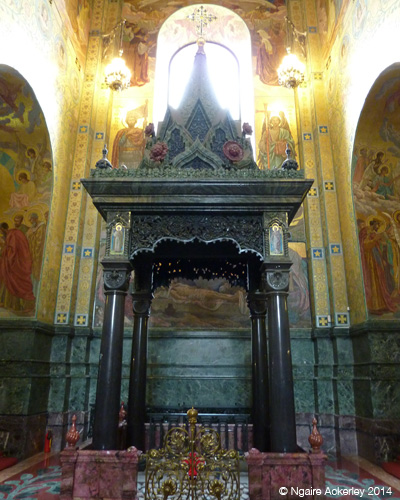 Canopy of the Inside the Church of the Savior on Spilled Blood