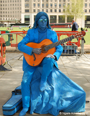 Musical statue, London, UK