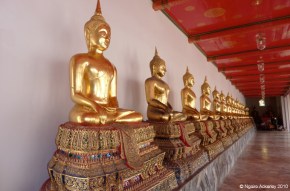 Buddas in a Bangkok Temple