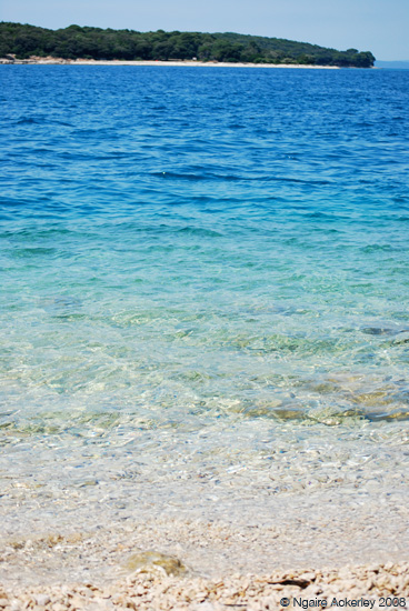 The water around the Brijuni islands really was this incredible!