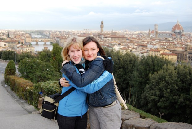 My friend Egle and I in Florence