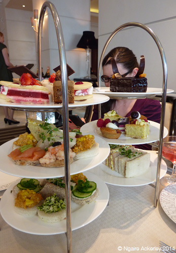 Intercontinental Afternoon tea (my shared one was the back one)