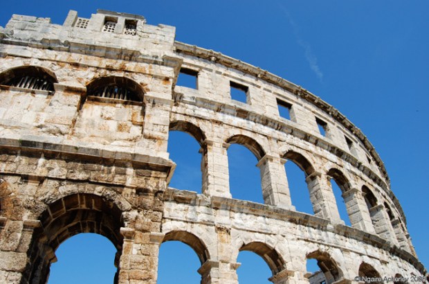 Pula Arena - an amphitheater in Pula, Croatia