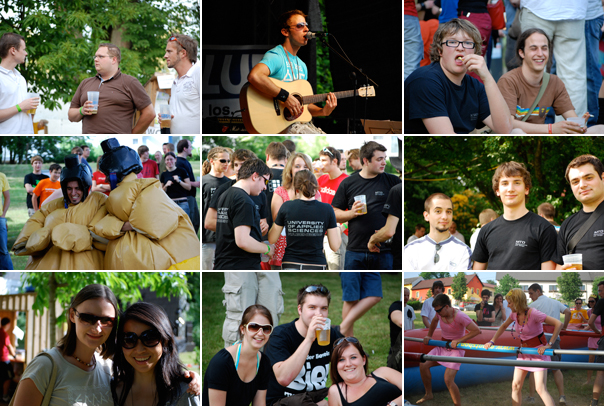 Sommerfest, a student gathering with music, games and beer (I've course)
