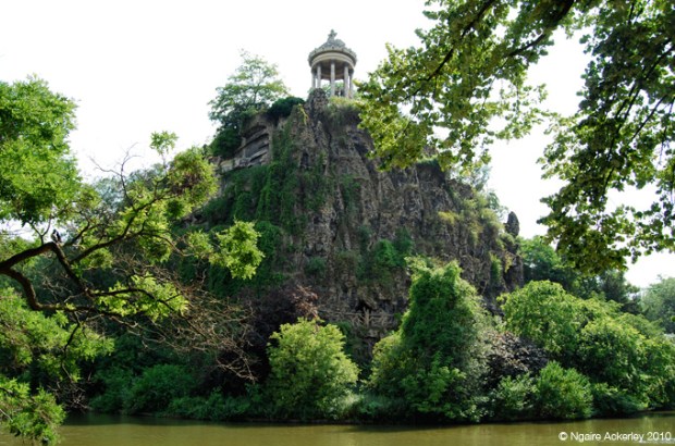 Buttes Chaumont Park, one of the lovely green spaces in Paris