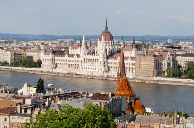 View of Hungary's Parliament from the Buda Castle