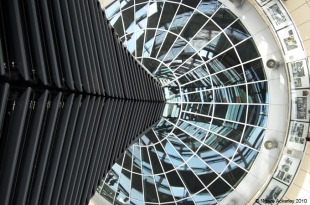 Reichstag, Berlin. Inside the dome