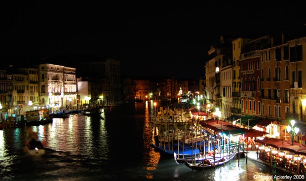 Venice, by night. Italy