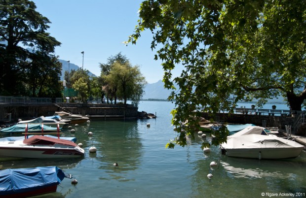 Boats, Lake Geneva, Montreux. Switzerland
