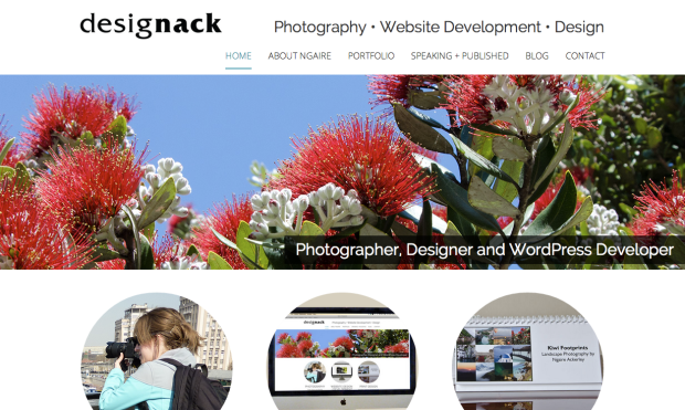 Homepage of designack.com