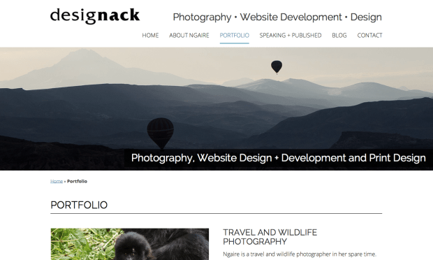 Portfolio of designack.com