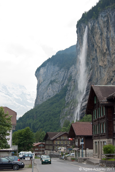 Street in Lauterbrunnen