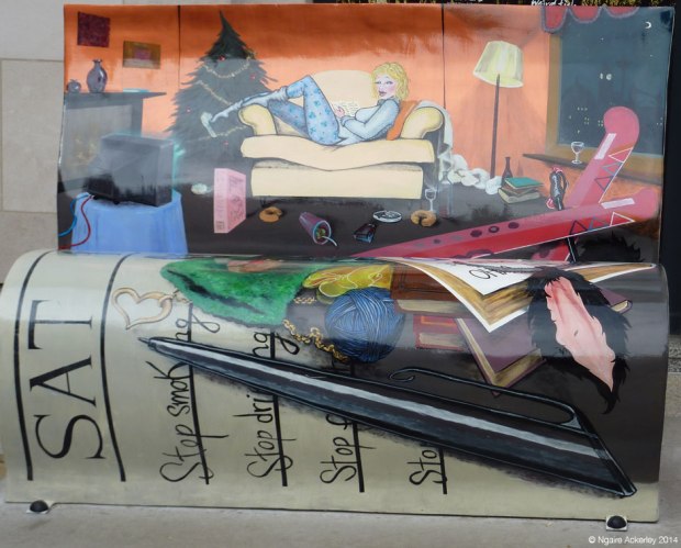 Bridget Jones's Diary. Painted by Paula Bressell.