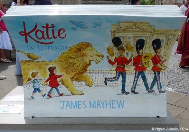 Katie in London (back). Created by James Mayhew
