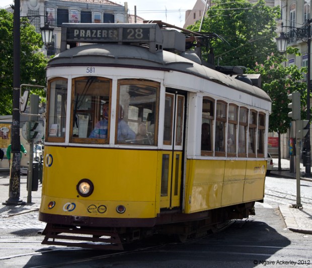 Tram, Lisbon, Portugal