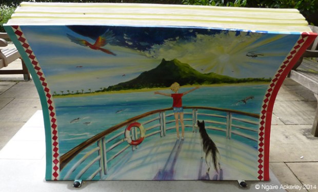 The Laura Marlin Myseteries (back).  Aldermanbury Gardens