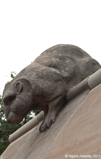 Animal Wall, Bute Park, Cardiff, Wales