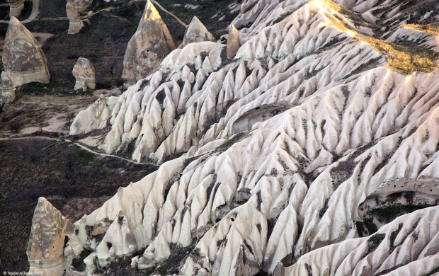 Cappadocia from above, Turkey