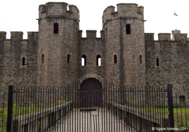 Cardiff Castle (back), Wales