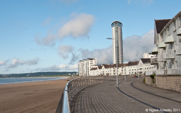 Waterfront in Swansea, Wales