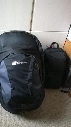 My backpacks pre-Africa/South America journey back to NZ