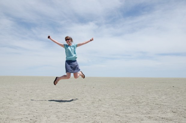 Jumping as you do in Etosha National Park