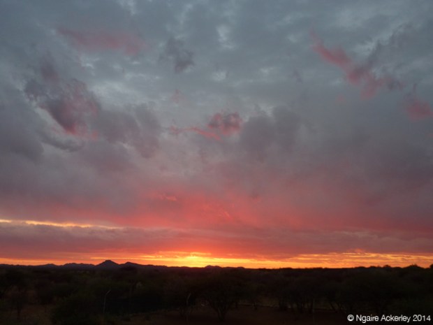 Sunset over the Sanctuary