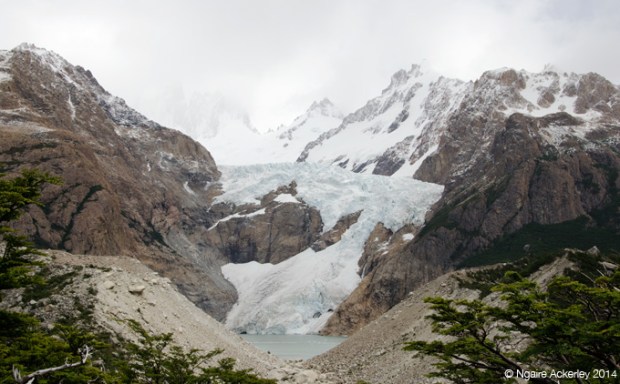 Glacier on the Fitz Roy Walk