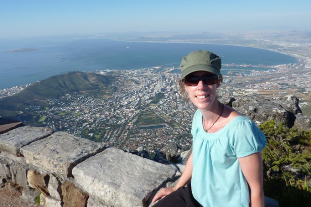 me at the top of Table Mountain