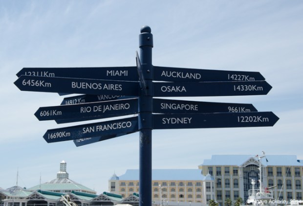Sign at the waterfront