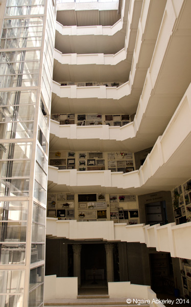 Cemetario General de Santiago - Italian Graves in a shopping mall-like building