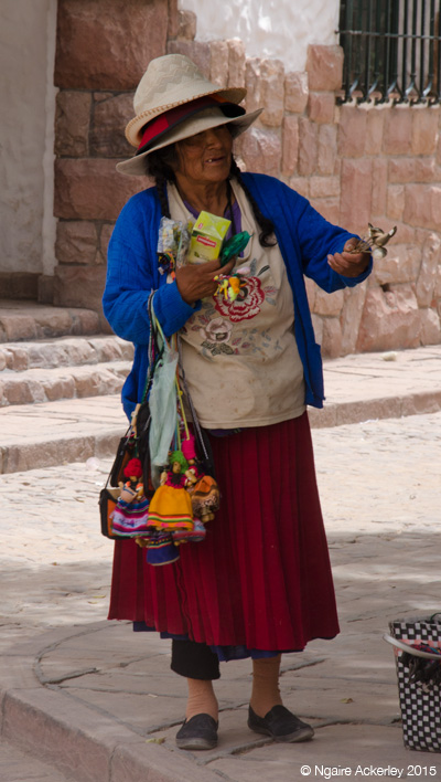 Lady selling bits and pieces 