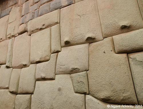Inca rock walls in Cusco