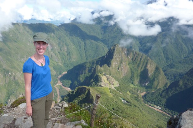 At the top of Machu Picchu Mountain