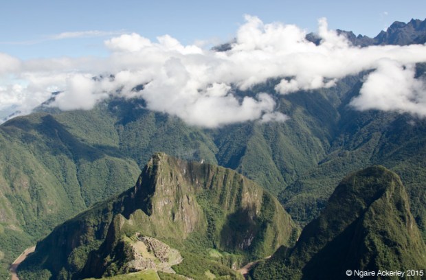 The view over Machu PIcchu