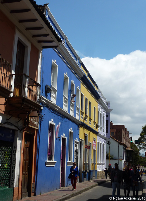 Colourful houses in Bogota