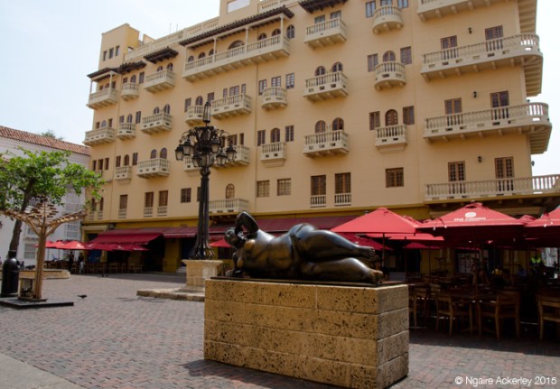 Plaza with Botero Sculpture, Cartagena