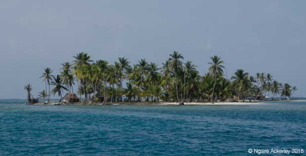 An island in the San Blas