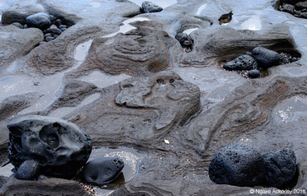 Moon-rocky landscape