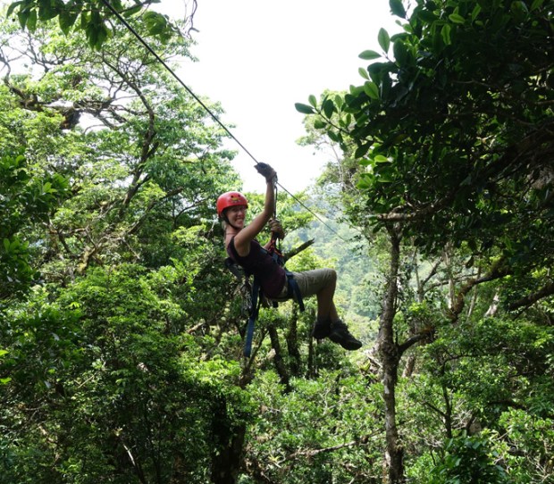 Zip Lining, Santa Elena