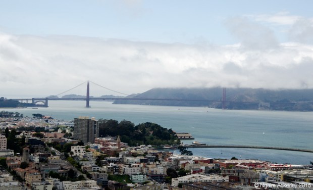 Golden Gate Bridge, view from the Colt Tower