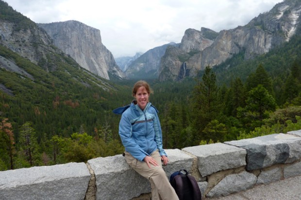 Sitting at Tunnel View, Yosemite National Park